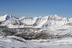 09N Mount Shanks, The Monarch From Lookout Mountain At Banff Sunshine Ski Area